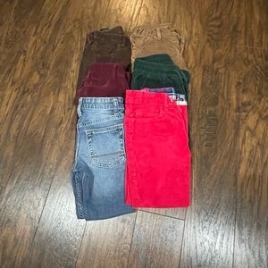 Boys pants lot of 6 GUC 5T